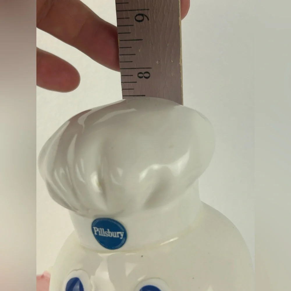 VTG '1992' Utensil Jar - Pillsbury Doughboy FUNFETTI Pink Cupcake